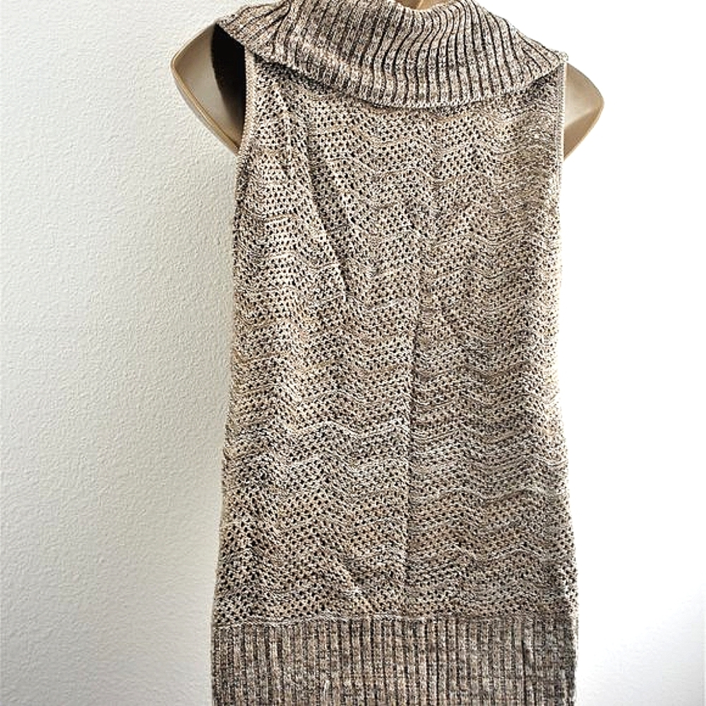 White house black market tweed sleeveless sweater size S - Picture 4 of 4